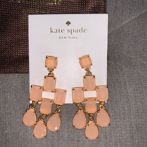 Kate Spade Pink Chandelier Earrings